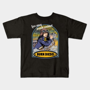 Breath coal dust dieselpunk Kids T-Shirt